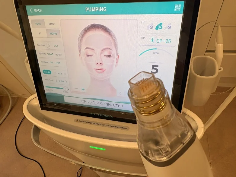 Potenza device and treatment materials in Lucenne Clinic’s blog