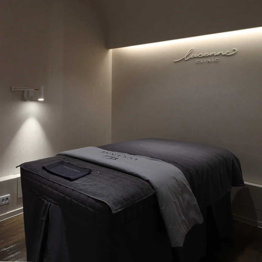 A private treatment space at Lucenne Clinic